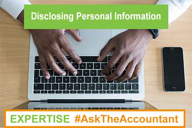 Is there any option to not disclose company or personal information relating to myself and my company online? #AskTheAccountant