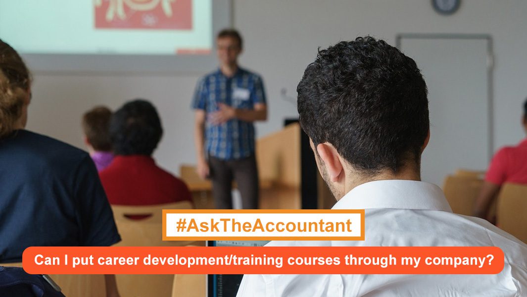 Can I put career development and training courses through my company? #AskTheAccountant 