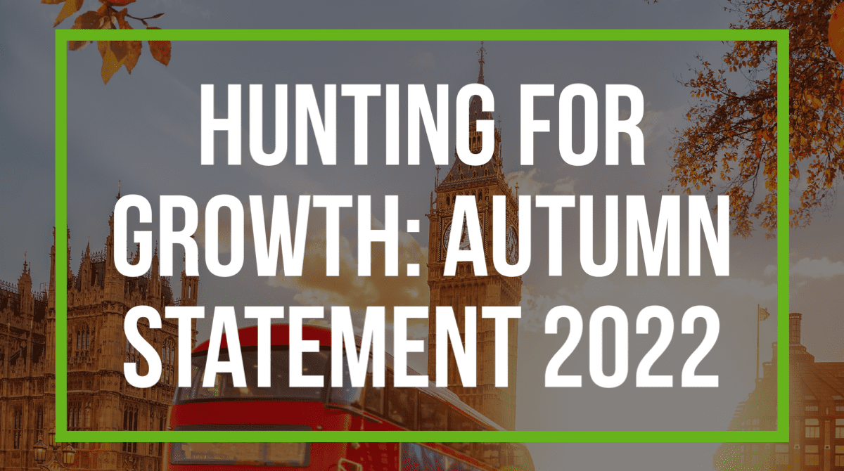 Hunting For Growth: Autumn Statement 2022